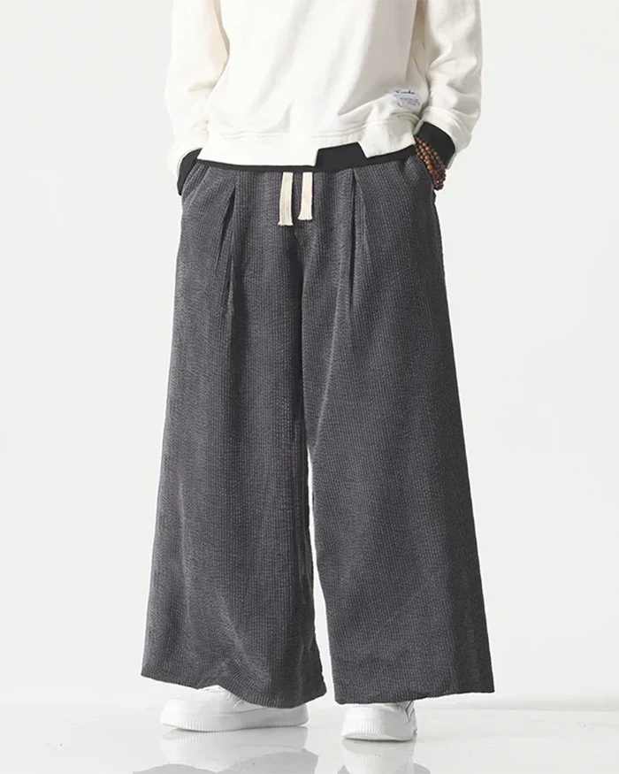 Stylish Japanese Corduroy Trousers