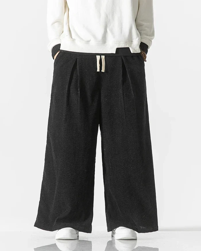 Stylish Japanese Corduroy Trousers
