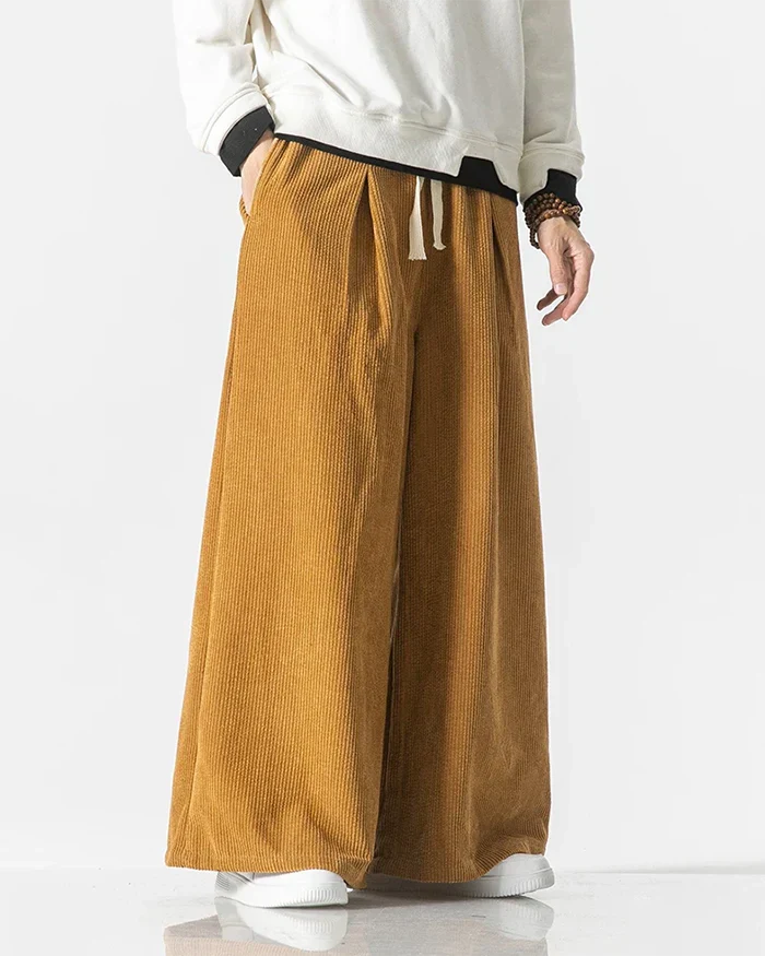 Stylish Japanese Corduroy Trousers
