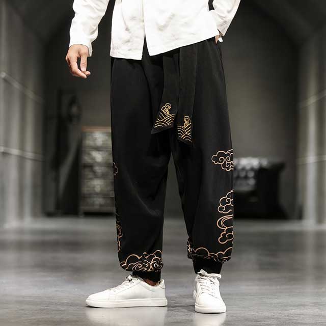 Stylish Oriental Jogger Pants