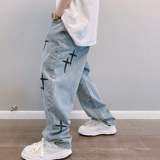 Jean Aesthetic - streetwear style jeans - Baggy Aesthetic Jeans for a Trendy Look
