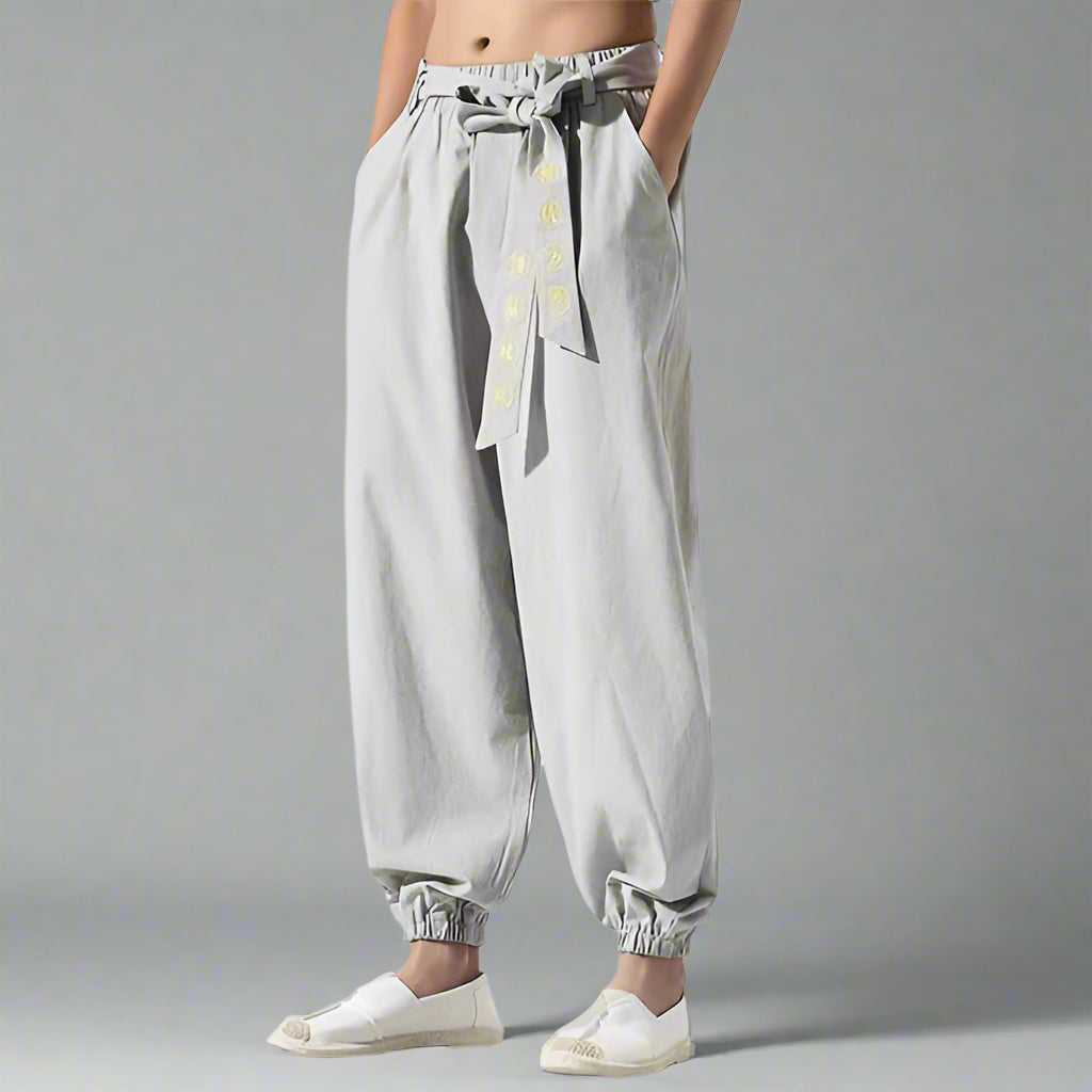 Chic Bohemian Flowy Trousers