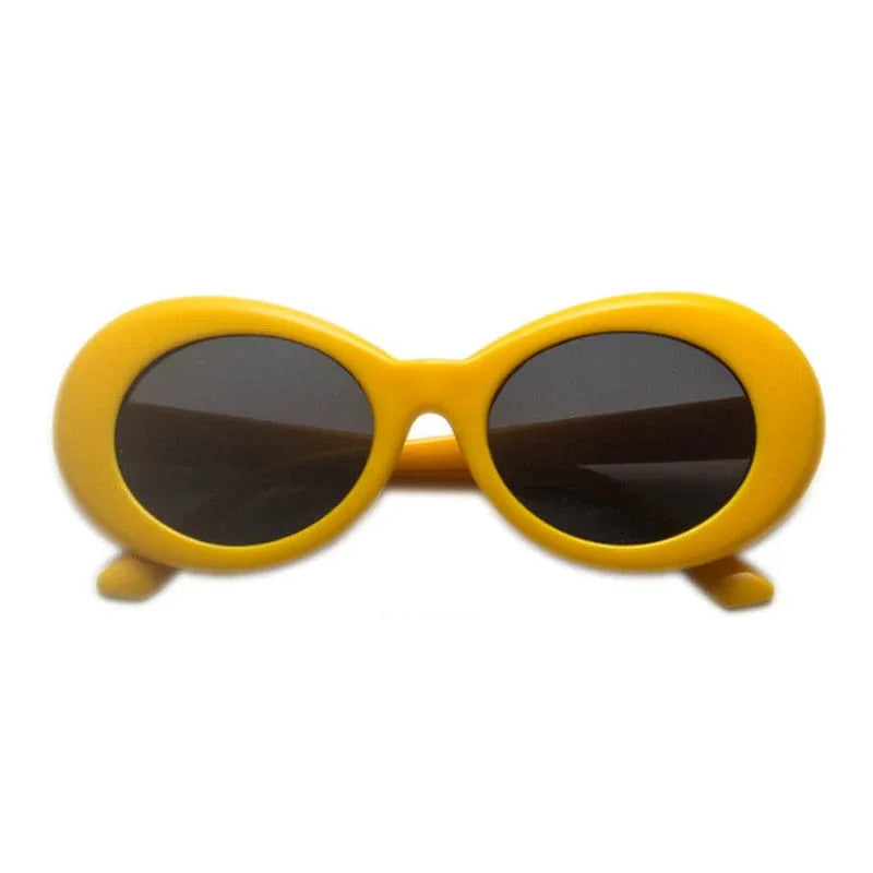 Kurt Cobain Sunglasses - kurt cobain - 90s Inspired Oval Kurt Cobain Sunglasses