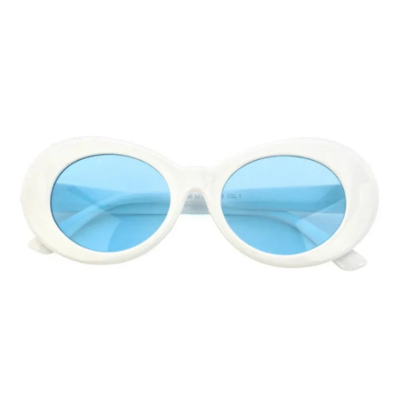 Kurt Cobain Sunglasses -  vintage eyewear - 90s Inspired Oval Kurt Cobain Sunglasses