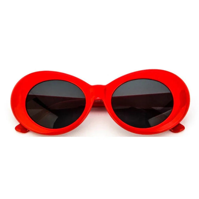 Kurt Cobain Sunglasses - vintage style sunglasses - 90s Inspired Oval Kurt Cobain Sunglasses