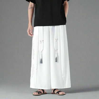 Legendary Warrior Pants -  adjustable waist - Stylish Hakama Pants for Modern Streetwear Lovers