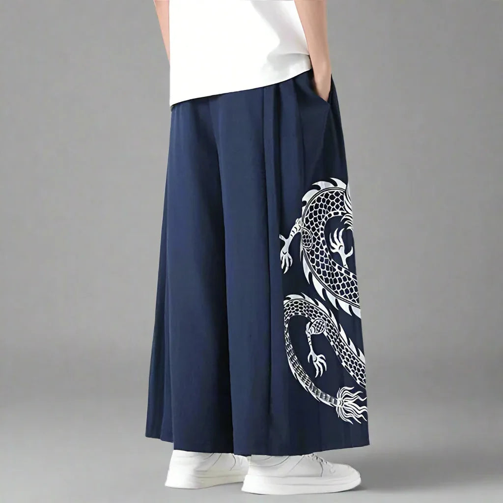 Legendary Warrior Pants -  harajuku streetwear - Stylish Hakama Pants for Modern Streetwear Lovers
