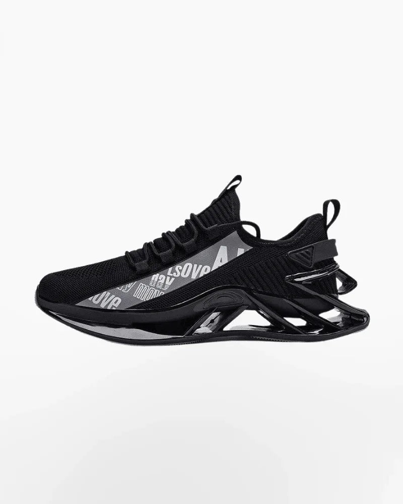 Lightweight Reflective Futuristic Sneakers -  breathable mesh sneakers - Lightweight Reflective Sneakers for Running Comfort