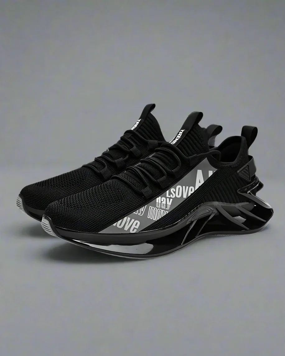 Lightweight Reflective Futuristic Sneakers - reflective sneakers - Lightweight Reflective Sneakers for Running Comfort