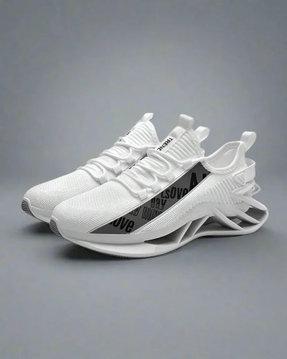 Lightweight Reflective Futuristic Sneakers - technical running shoes - Lightweight Reflective Sneakers for Running Comfort