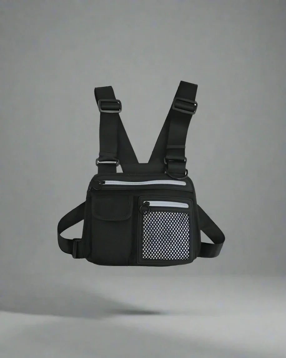 Lightweight Reflective Sports Chest Bag - chest bag - Lightweight Sports Chest Bag for Active Lifestyles