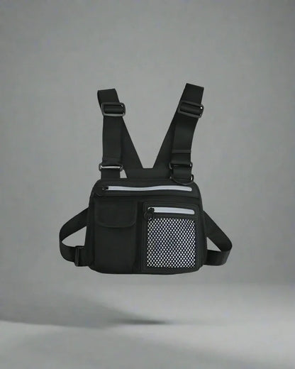 Lightweight Reflective Sports Chest Bag - chest bag - Lightweight Sports Chest Bag for Active Lifestyles