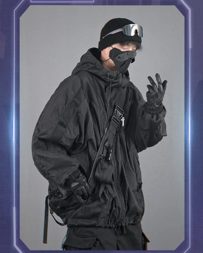 Lightweight Sun Shield Hoodie -  durable nylon jacket - Lightweight Sun Shield Hoodie for Outdoor Comfort