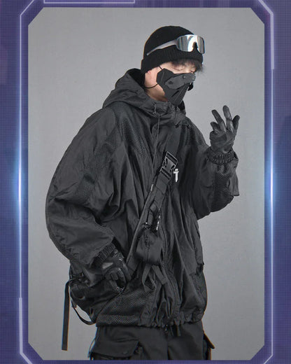 Lightweight Sun Shield Hoodie -  durable nylon jacket - Lightweight Sun Shield Hoodie for Outdoor Comfort