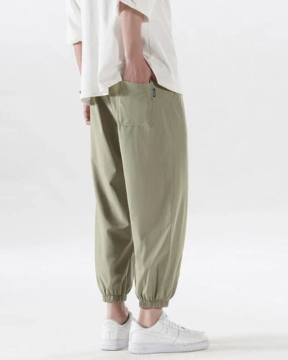Luxe Silk Lounge Joggers -  machine washable joggers - Luxe Silk Lounge Joggers for Summer Comfort