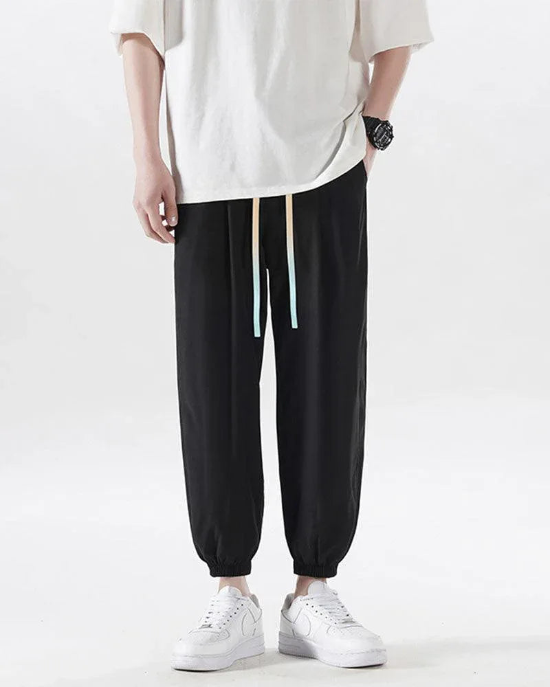 Luxe Silk Lounge Joggers - silk joggers - Luxe Silk Lounge Joggers for Summer Comfort