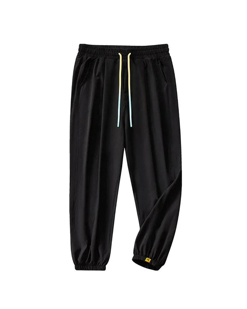 Luxe Silk Lounge Joggers -  summer wear - Luxe Silk Lounge Joggers for Summer Comfort