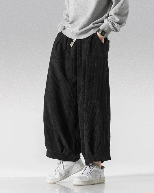 Luxe Velvet Hakama Pants - hakama pants - Luxe Velvet Hakama Pants for Effortless Style