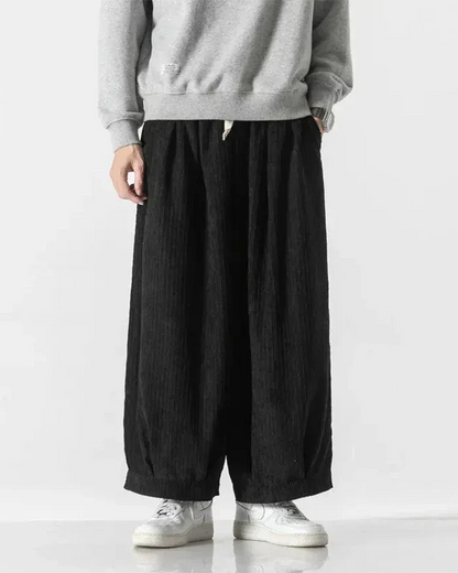 Luxe Velvet Hakama Pants - hakama pants - Luxe Velvet Hakama Pants for Effortless Style
