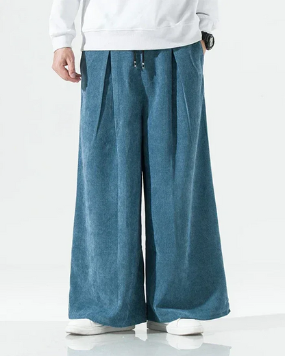 Luxurious Velvet Wide Leg Pants -  comfortable wide leg pants - Velvet Wide Leg Pants for Comfort and Style