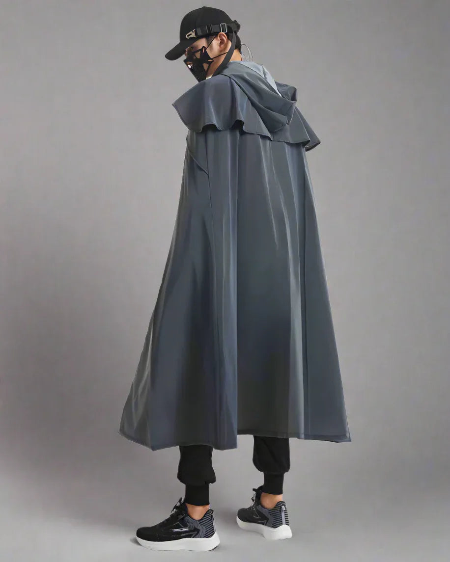 Magic Shimmer Wizard Cloak - gothic wizard robes - Gothic Wizard Cloak with Hood for Styling