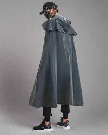 Magic Shimmer Wizard Cloak - gothic wizard robes - Gothic Wizard Cloak with Hood for Styling