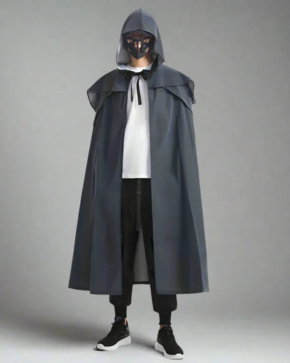 Magic Shimmer Wizard Cloak -  themed events wear - Gothic Wizard Cloak with Hood for Styling
