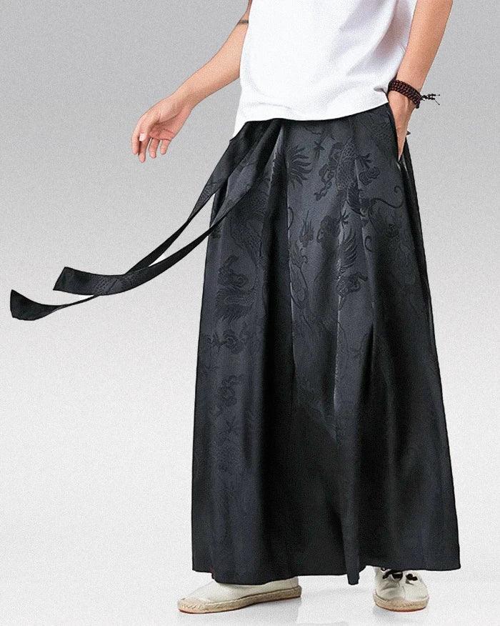 Men's Stylish Hakama Pants - hakama pants - Men's Hakama Pants for Ultimate Comfort and Style
