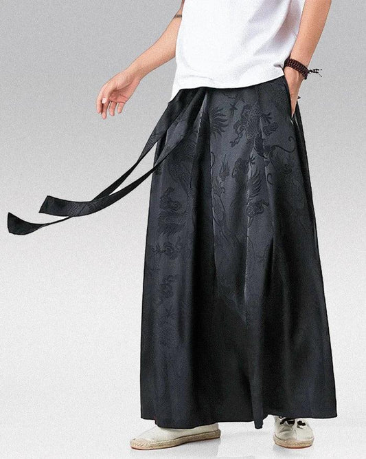 Men's Stylish Hakama Pants - hakama pants - Men's Hakama Pants for Ultimate Comfort and Style