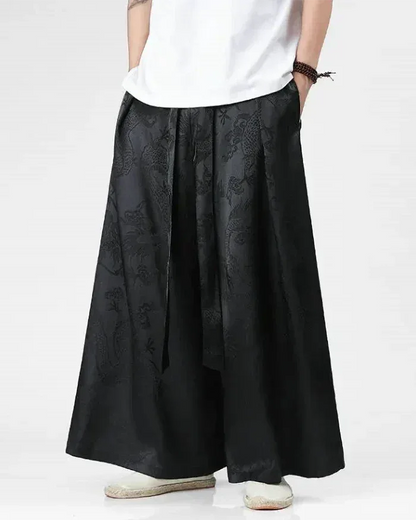 Men's Stylish Hakama Pants -  stylish pants - Men's Hakama Pants for Ultimate Comfort and Style
