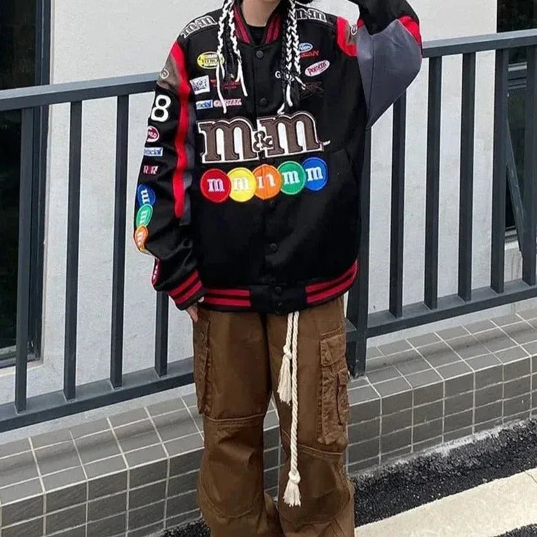 mms Jacket - y2k-core - Trendy Unisex Y2K Streetwear Jacket