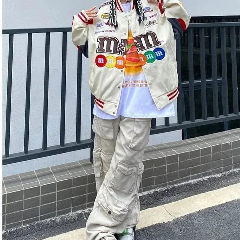 mms Jacket -  comfortable jacket - Trendy Unisex Y2K Streetwear Jacket