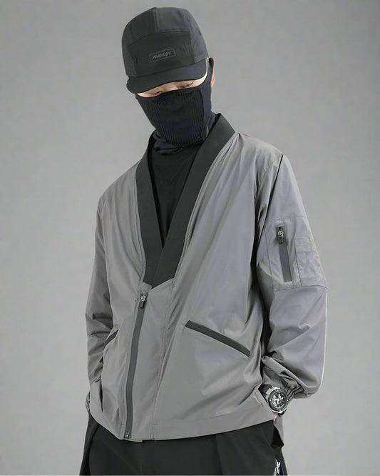Modern Urban Kimono Jacket - futuristic kimono jacket - Modern Urban Kimono Jacket for Comfortable Wear