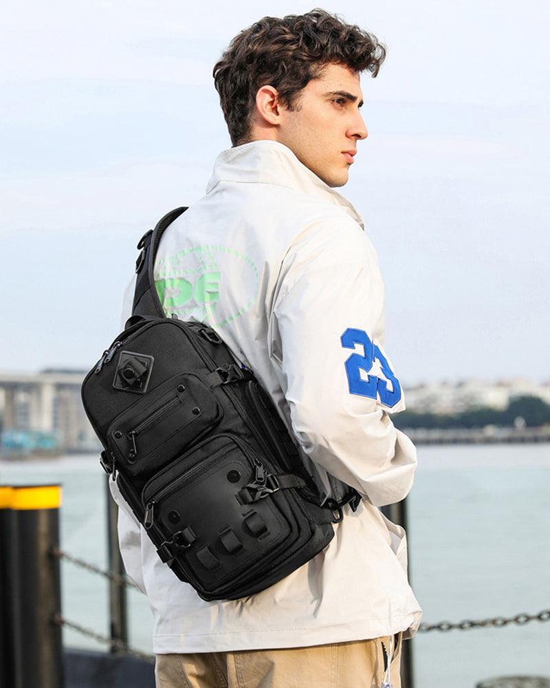 Modern Versatile Sling Bag -  outdoor bag - Techwear Sling Bag for Urban Adventures