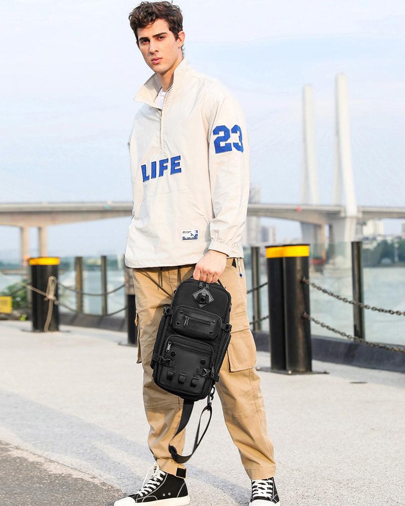 Modern Versatile Sling Bag - sling bag - Techwear Sling Bag for Urban Adventures
