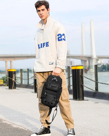 Modern Versatile Sling Bag - sling bag - Techwear Sling Bag for Urban Adventures