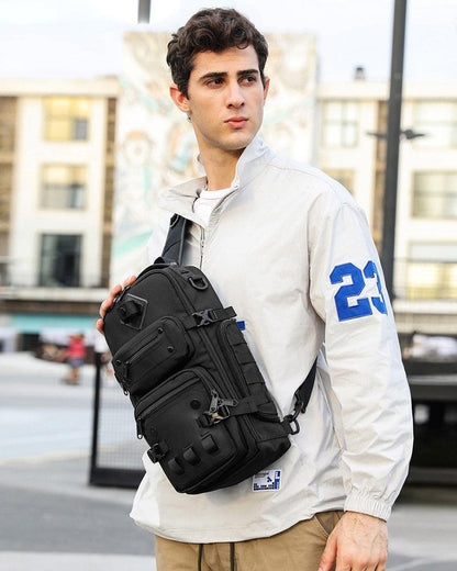 Modern Versatile Sling Bag -  stylish urban bag - Techwear Sling Bag for Urban Adventures
