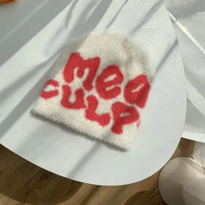 Mohair Beanie -  cozy hat - Cozy Mohair Beanie for All-Day Comfort