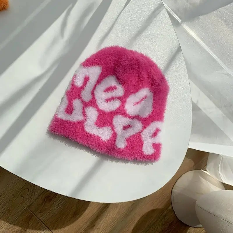 Mohair Beanie -  cozy hat - Cozy Mohair Beanie for All-Day Comfort