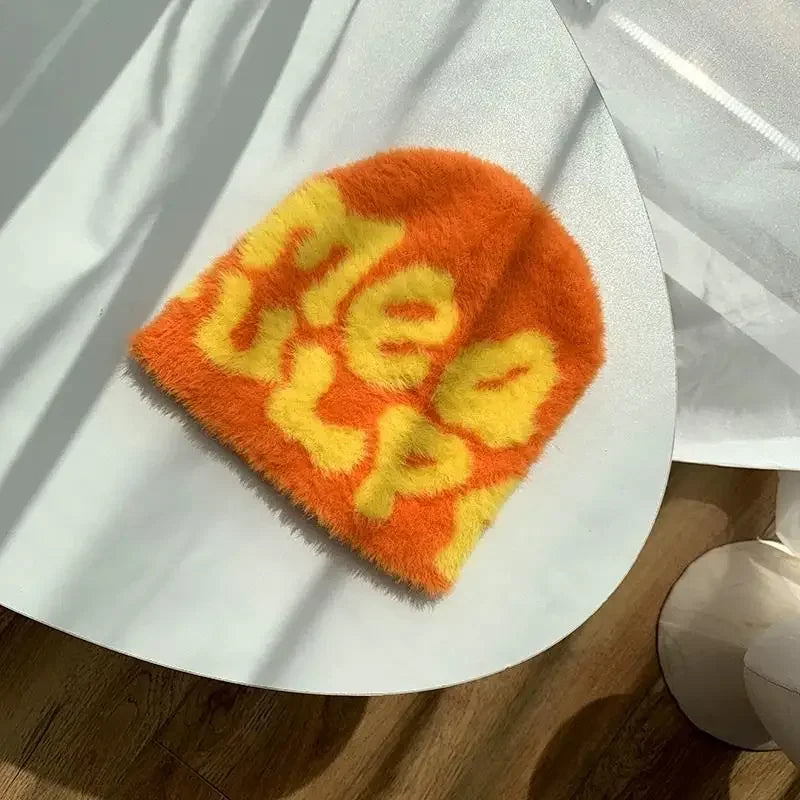 Mohair Beanie -  one size fits all - Cozy Mohair Beanie for All-Day Comfort