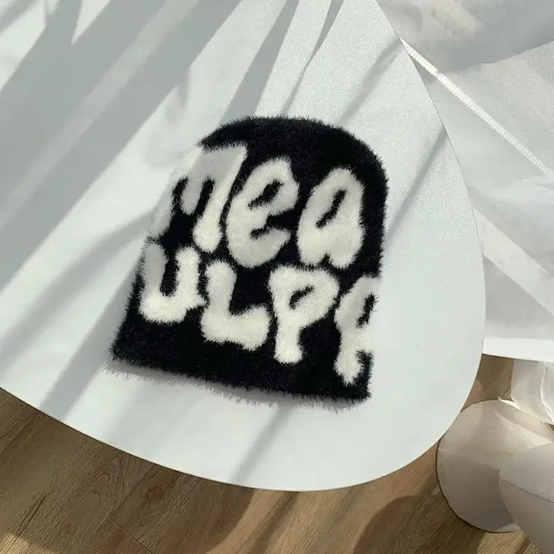 Mohair Beanie -  timeless design hat - Cozy Mohair Beanie for All-Day Comfort