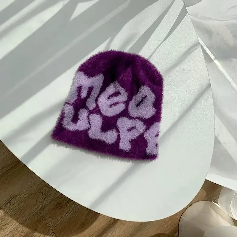 Mohair Beanie -  winter accessory - Cozy Mohair Beanie for All-Day Comfort