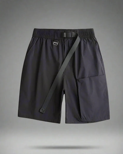 Multi-Functional Jacket and Shorts Duo - outdoor adventures clothing - Versatile Cargo Jacket and Shorts Set for Outdoor