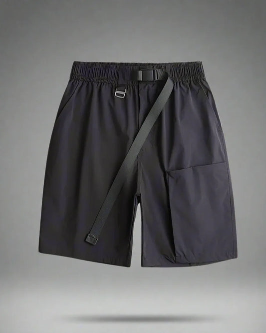 Multi-Functional Jacket and Shorts Duo - outdoor adventures clothing - Versatile Cargo Jacket and Shorts Set for Outdoor