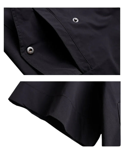 Multi-Functional Jacket and Shorts Duo - outdoor jacket - Versatile Cargo Jacket and Shorts Set for Outdoor
