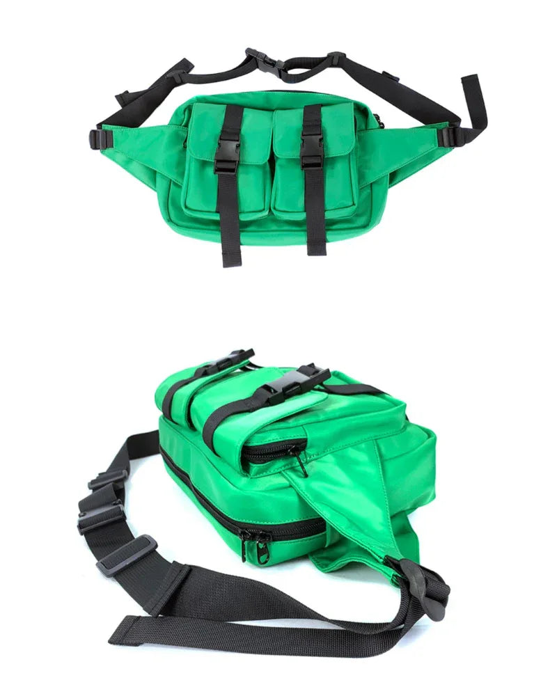 Multi-Functional Nylon Sling Pack -  comfortable shoulder straps - Multi-Functional Nylon Sling Pack for Daily Use