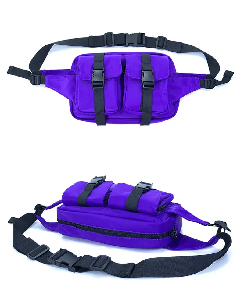 Multi-Functional Nylon Sling Pack -  generous storage capacity - Multi-Functional Nylon Sling Pack for Daily Use