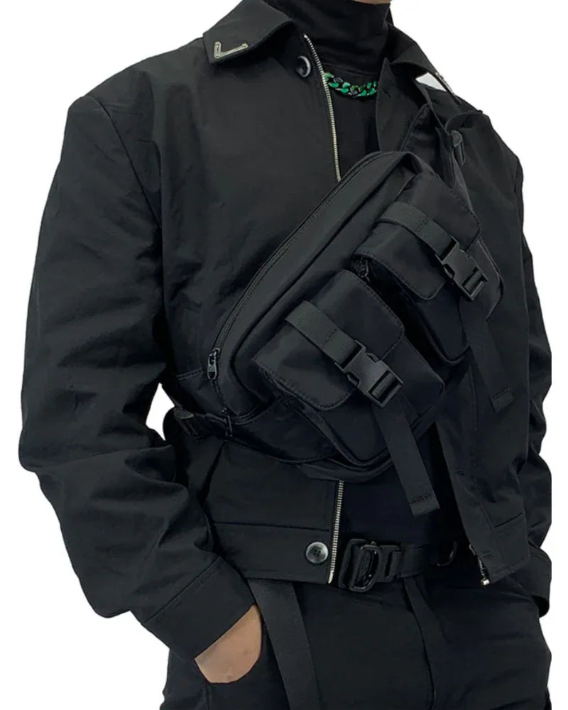 Multi-Functional Nylon Sling Pack -  nylon pack - Multi-Functional Nylon Sling Pack for Daily Use