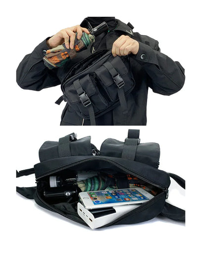 Multi-Functional Nylon Sling Pack -  waterproof bag - Multi-Functional Nylon Sling Pack for Daily Use