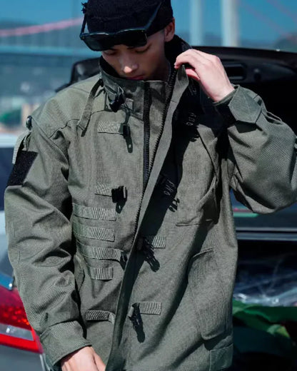 Multi-Functional Tactical Jacket -  urban utility - Versatile Tactical Jacket for Everyday Use